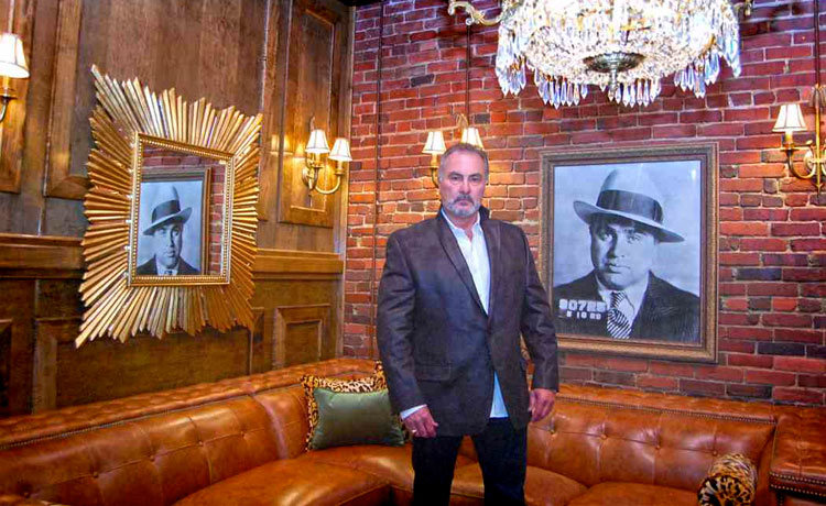 Businessman transform loft into speakeasy